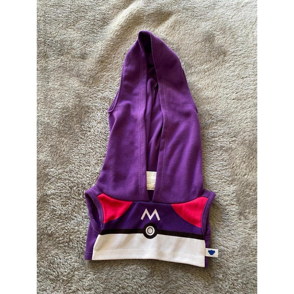Build A Bear Pokemon Hoodie Masterball Purple Hoodie Mew Clothes BAB